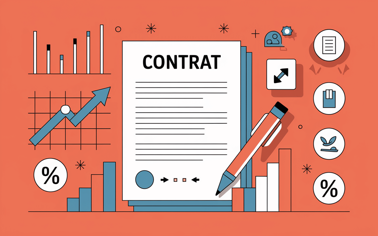 Facteurs de conversion 1846 brut en net graphiques et contrats