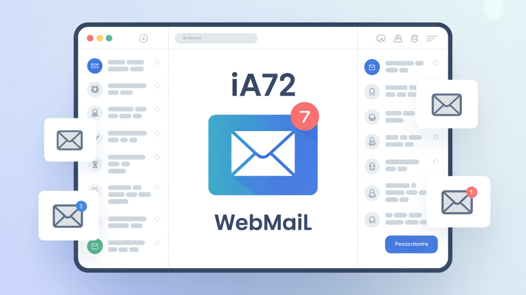 interface ia72 webmail sur ordinateur