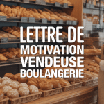 Lettre de motivation pour vendeuse boulangerie vitrine traditionnelle avec vendeuse souriante
