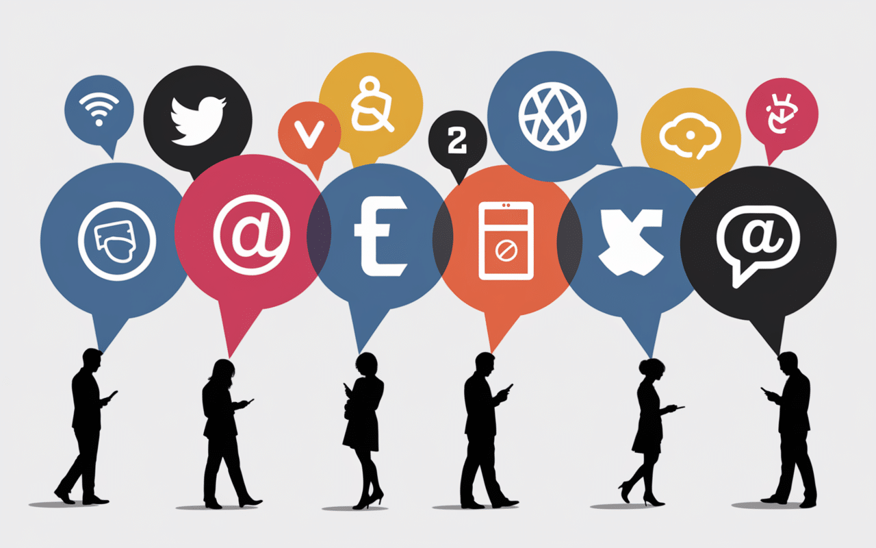 mkde signification réseaux sociaux bulles dialogue