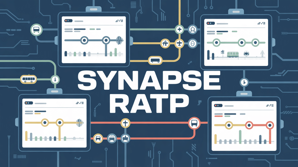 interface synapse ratp avec données transport en temps réel