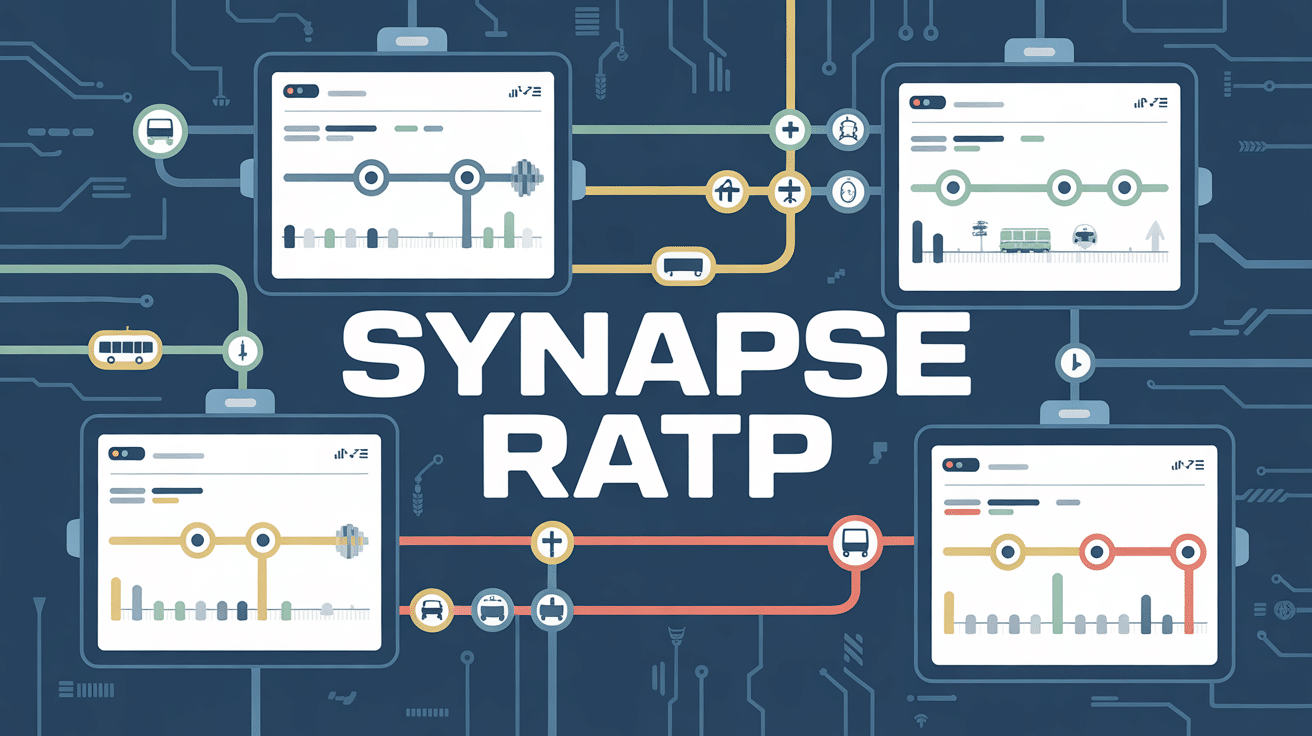 interface synapse ratp avec données transport en temps réel