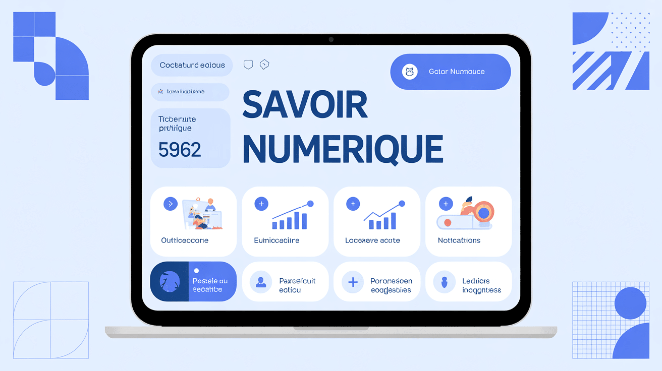 Interface ordinateur savoir numerique 5962 dashboard