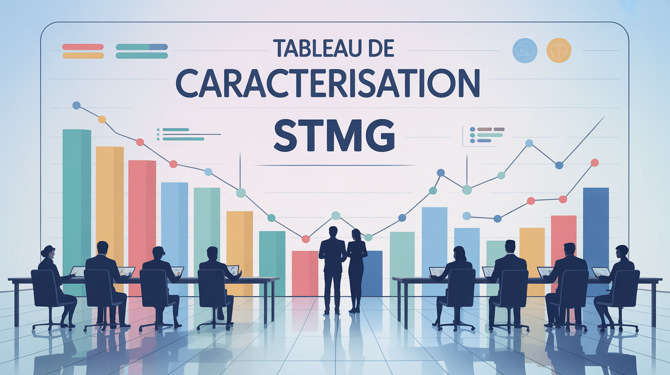 tableau de caractérisation stmg en colonne avec gestion