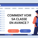 comment voir sa classe en avance illustration écran