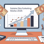 Directeur marketing salaire bureau moderne graphique euros