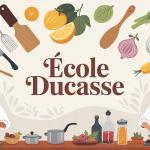 Ecole Ducasse cuisine moderne avec chefs et ingrédients frais