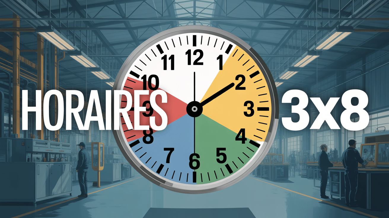 horaire 3x8 organisation équipes industrie