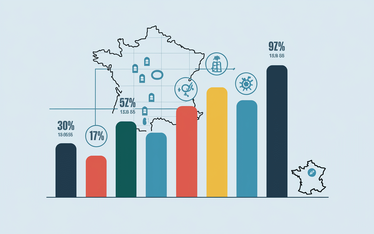 graphique secteurs ingénieur salaire france
