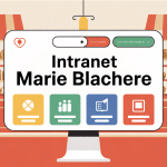 interface intranet marie blachere sur ordinateur