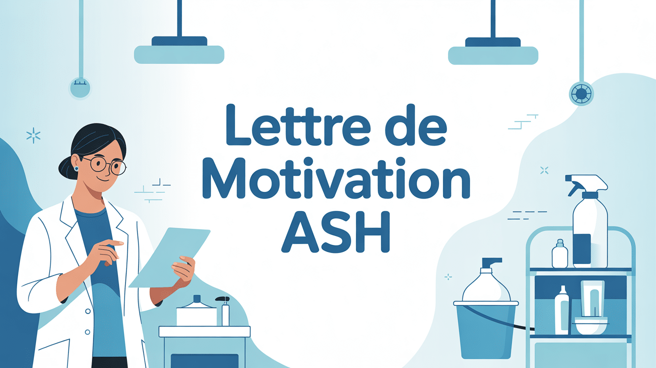Illustration agent hospitalier lettre de motivation ash