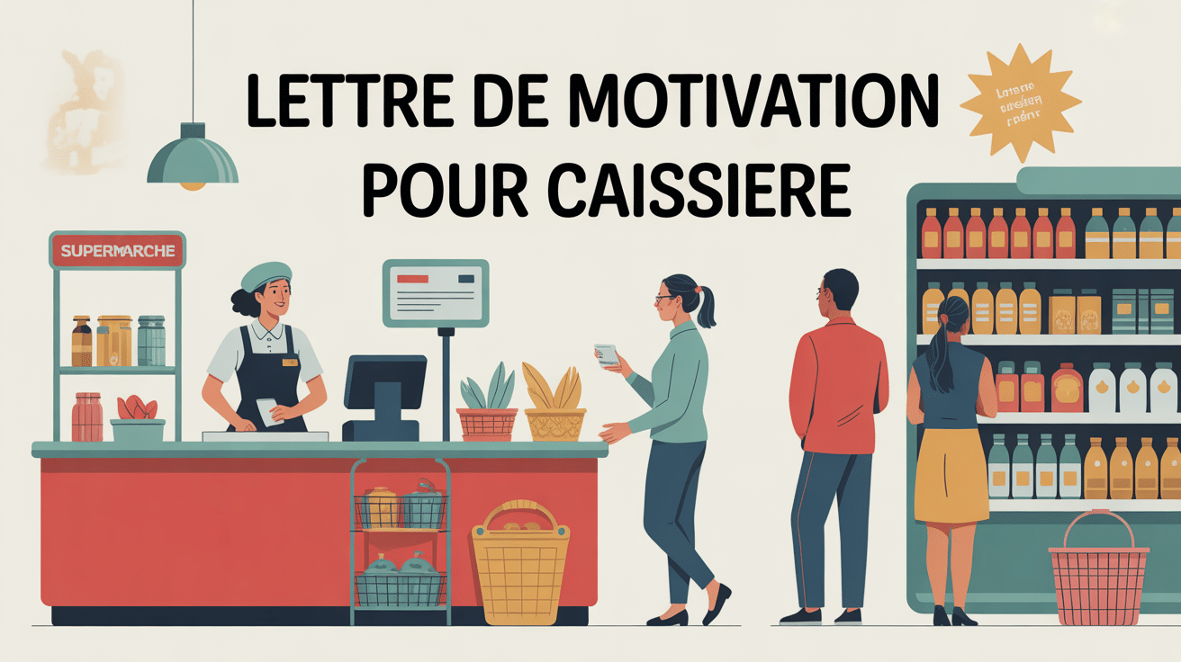 Lettre de motivation pour caissiere femme caisse supermarche