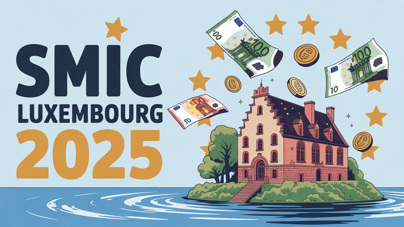 illustration luxembourg smic 2024 château euros