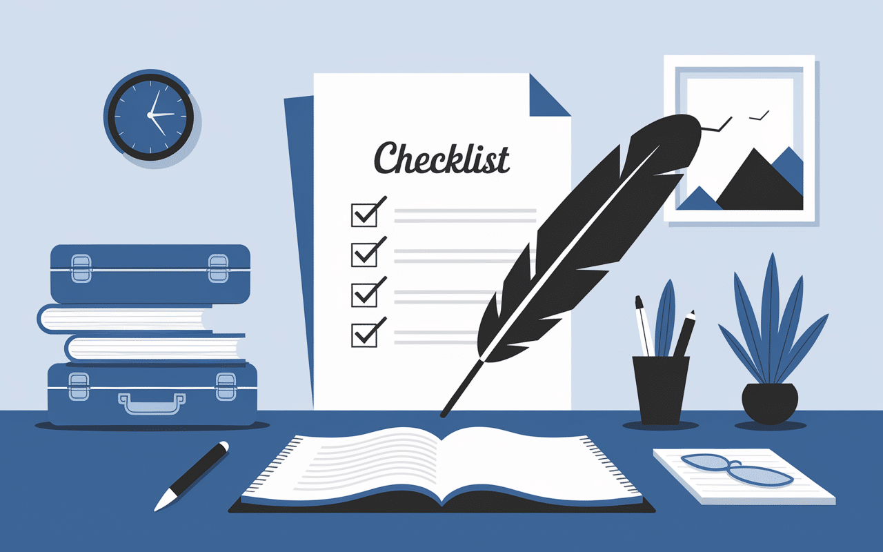 modèle de lettre de démission simple avec checklist