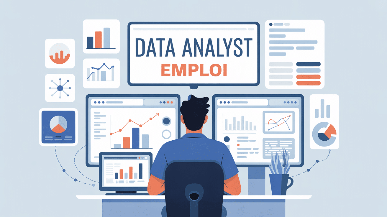 offre d emploi data analyst visuel modern analyse