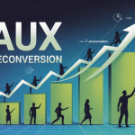 Illustration taux de reconversion et croissance