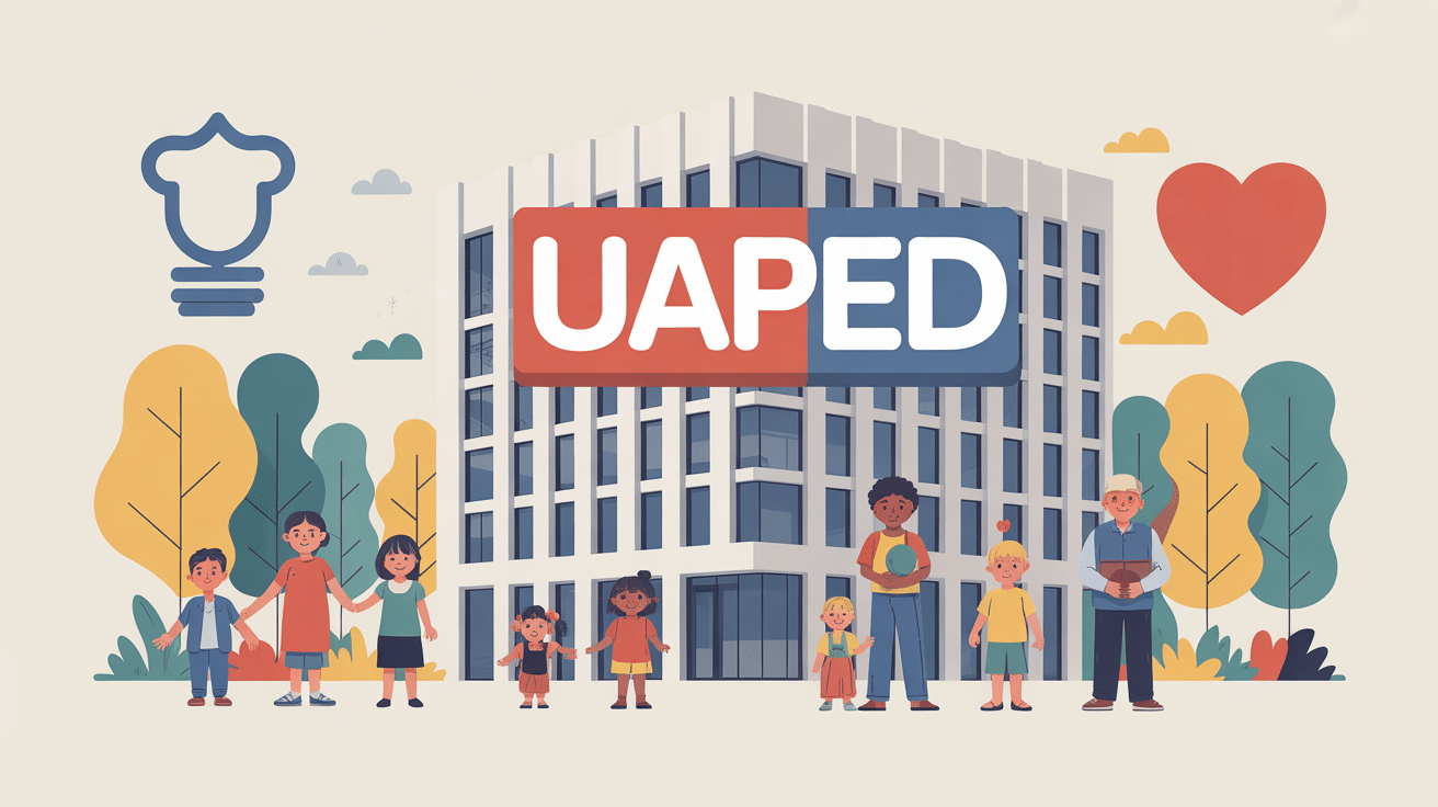 uaped accueil enfants protection illustration