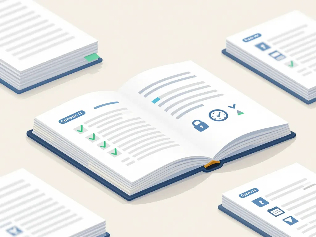 Bureau organisé pour un dossier professionnel gestionnaire de paie clair et structuré