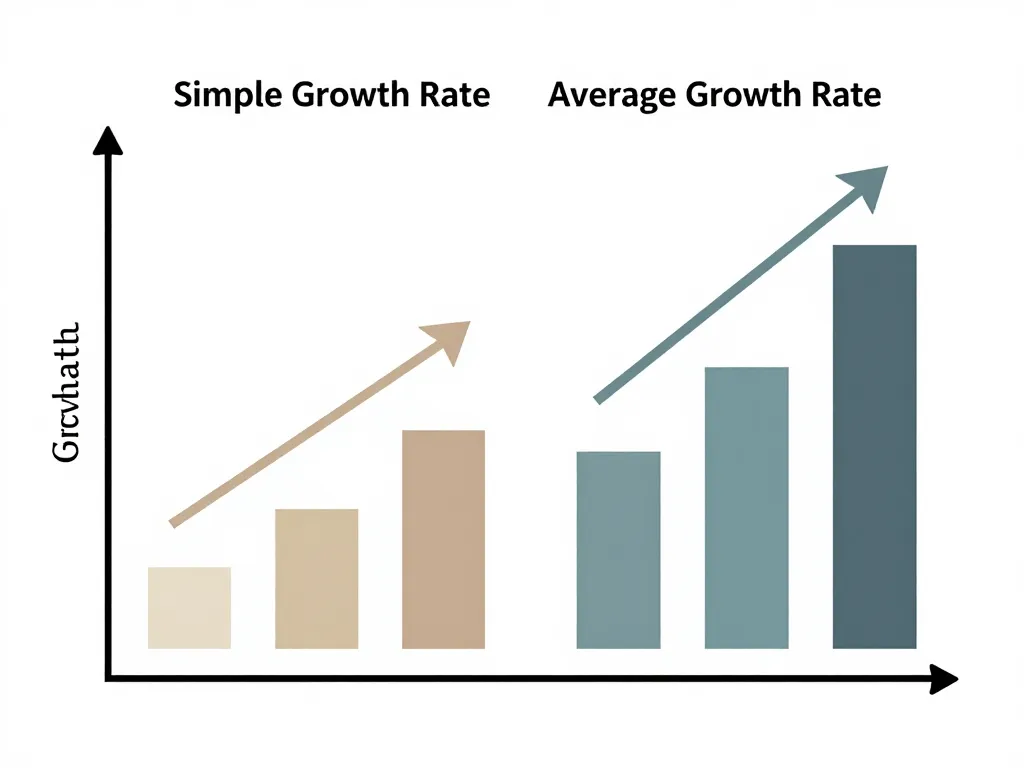 calcule du taux de croissance schéma méthodes