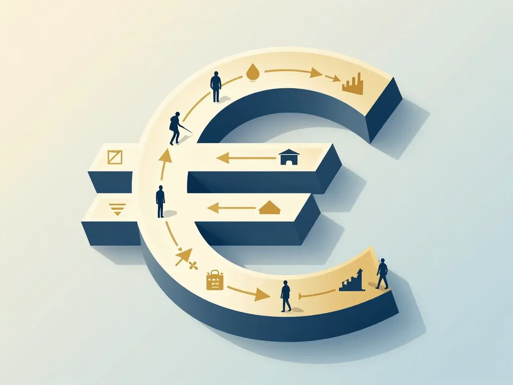 Illustration métaphore thèses Charles Gave inflation euro