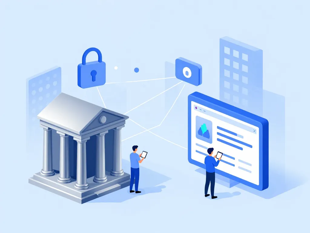 easy bourse la banque postale lien banque courtier illustration