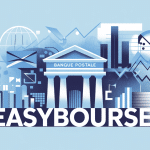 easy bourse la banque postale illustration sécurité graphique