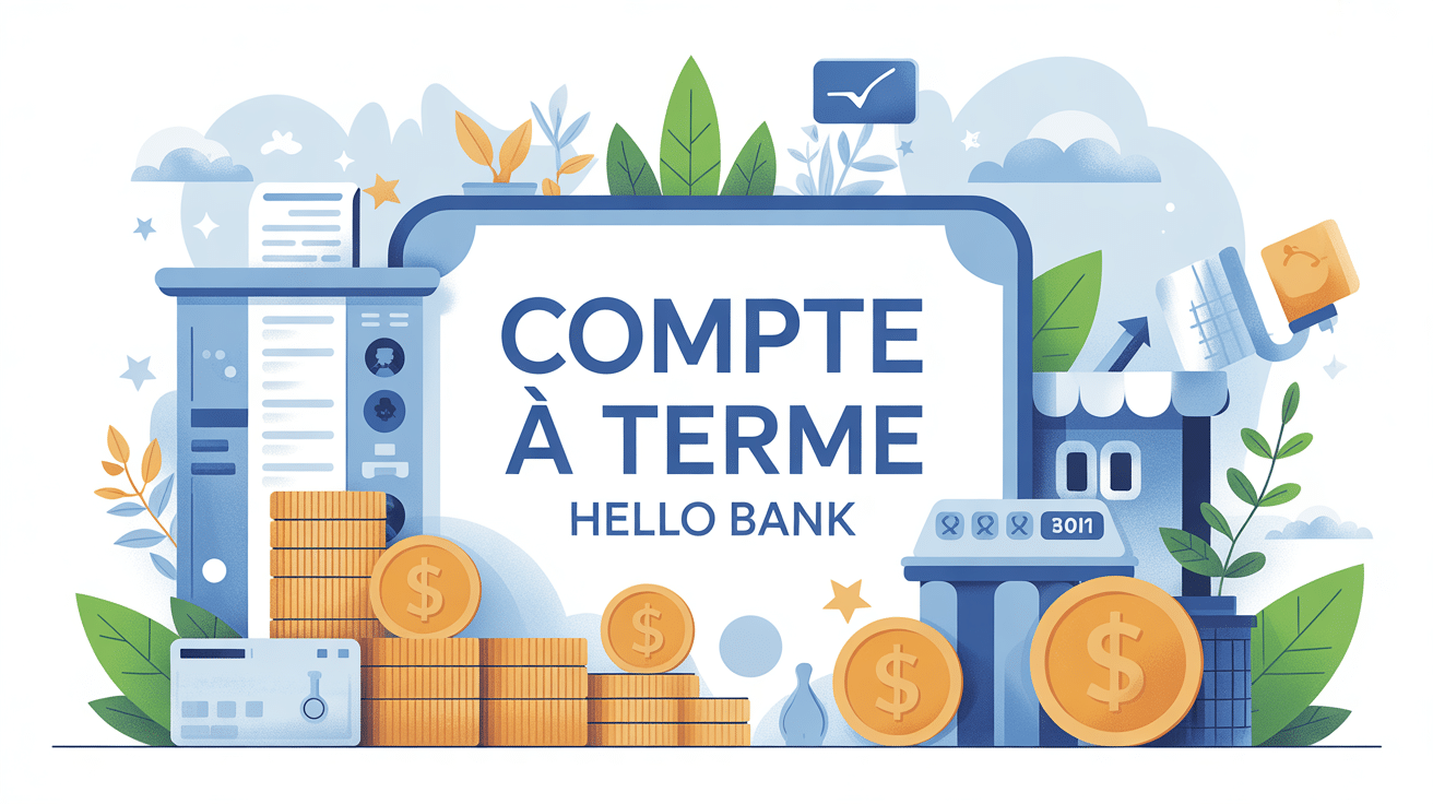 hello bank compte à terme, illustration de l’épargne sécurisée et flexible