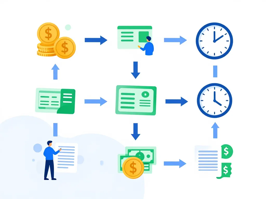Diagramme instant cash flow analyse trésorerie
