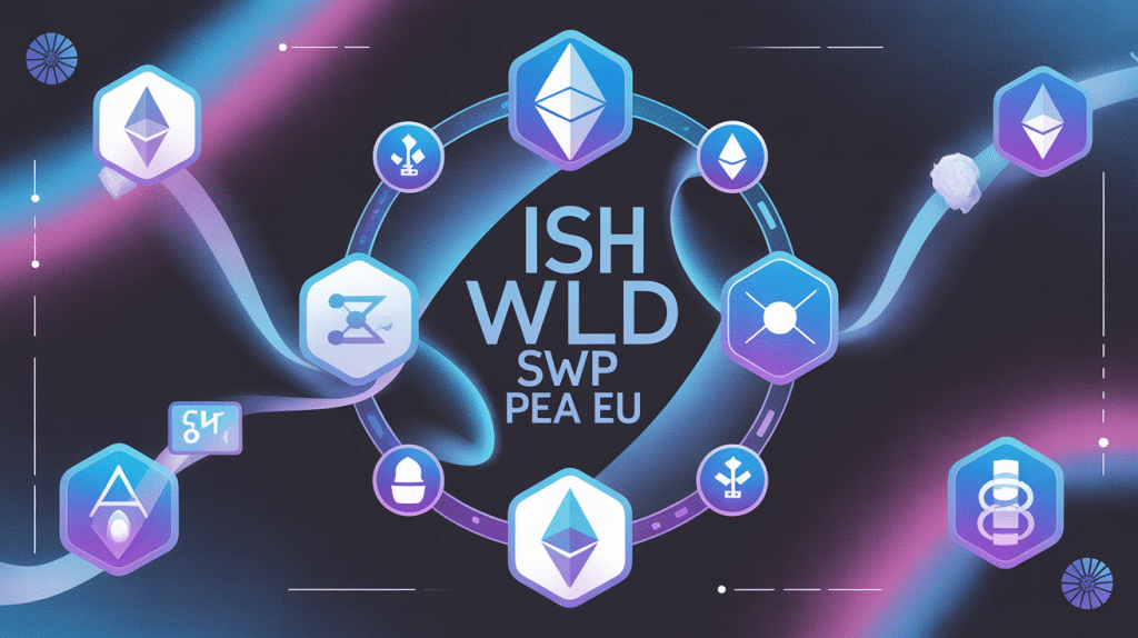 illustration swap tokens ish wld swp pea eu