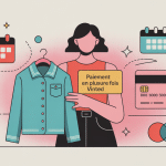 illustration paiement plusieurs fois vinted mode seconde main