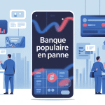 Problème Banque Populaire aujourd'hui image centrale carte et clients