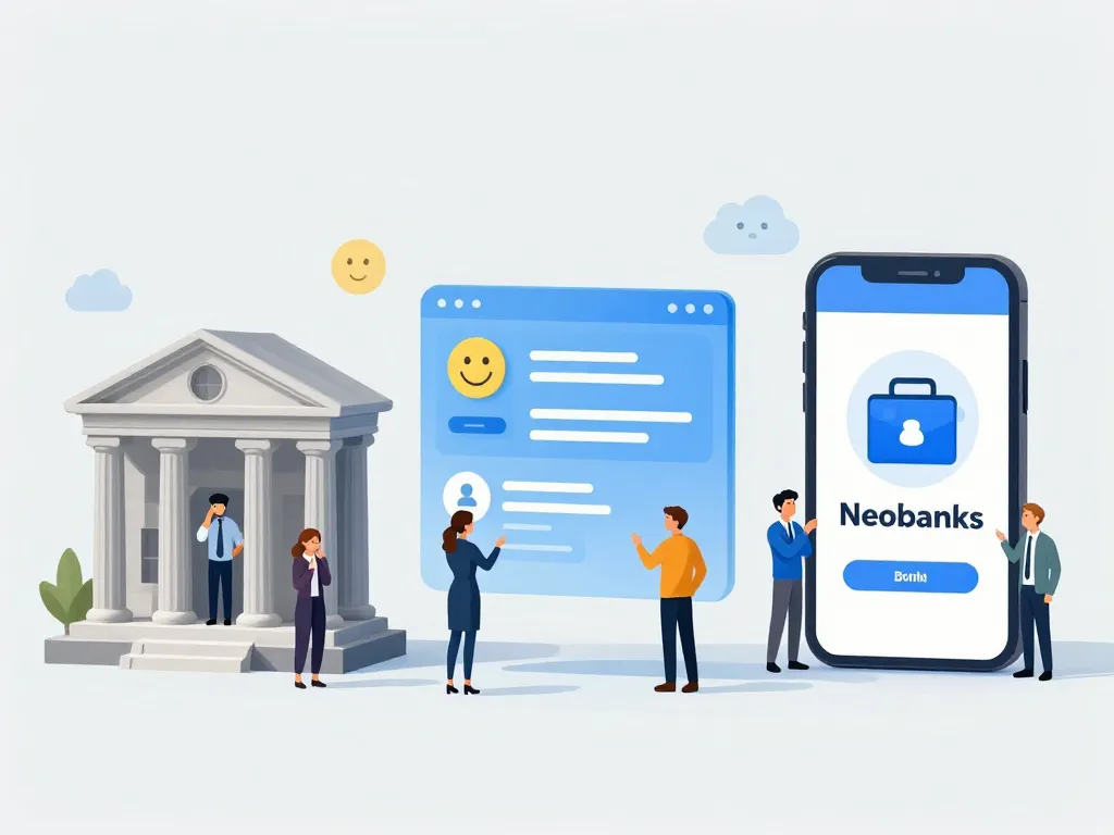 visuel comparatif quel est la pire banque, types de banques et expériences clients