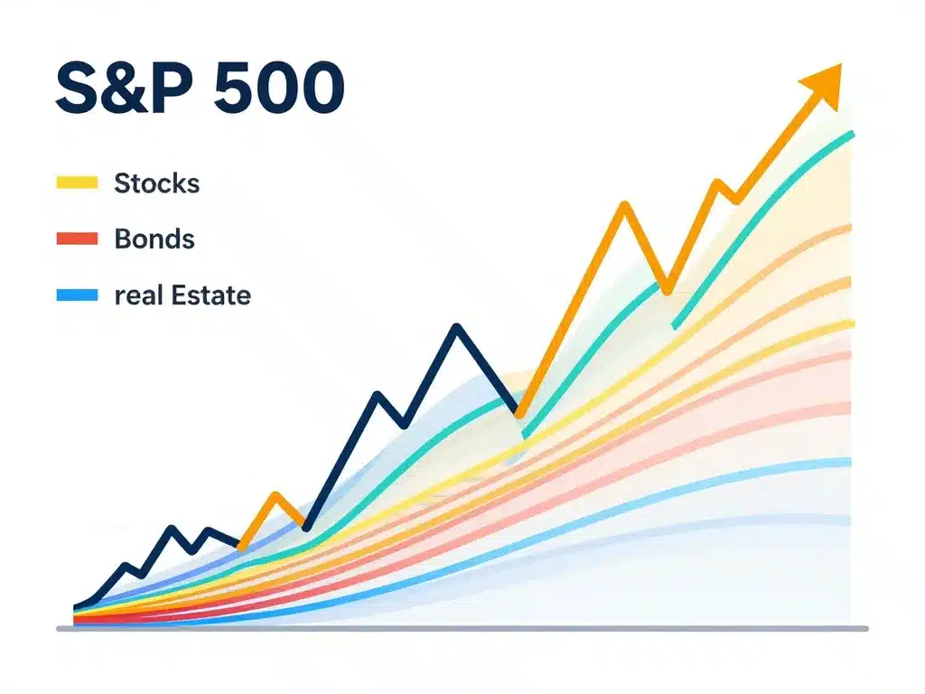 Comparatif rendement S&P 500 10 ans autres actifs