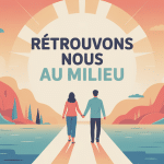 retrouvons nous au milieu image compromis harmonieux