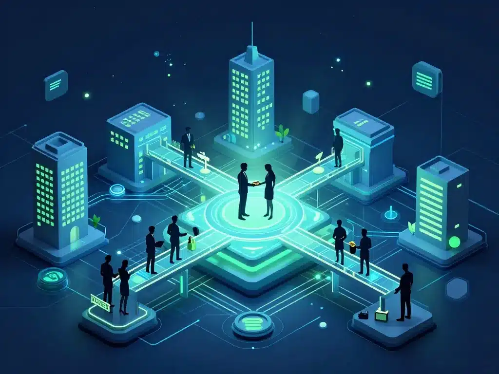 schéma b marketplace connexion entreprises b2b