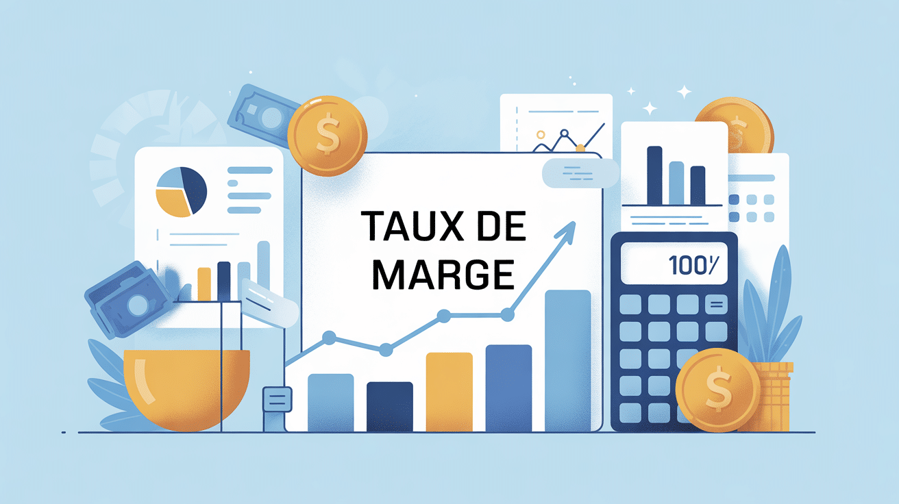 calcul du taux de marge visuel analyse rentabilité