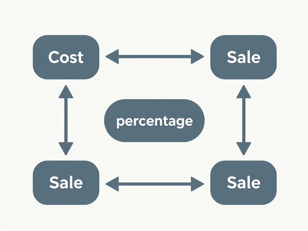 calcul du taux de marge schéma visuel étapes