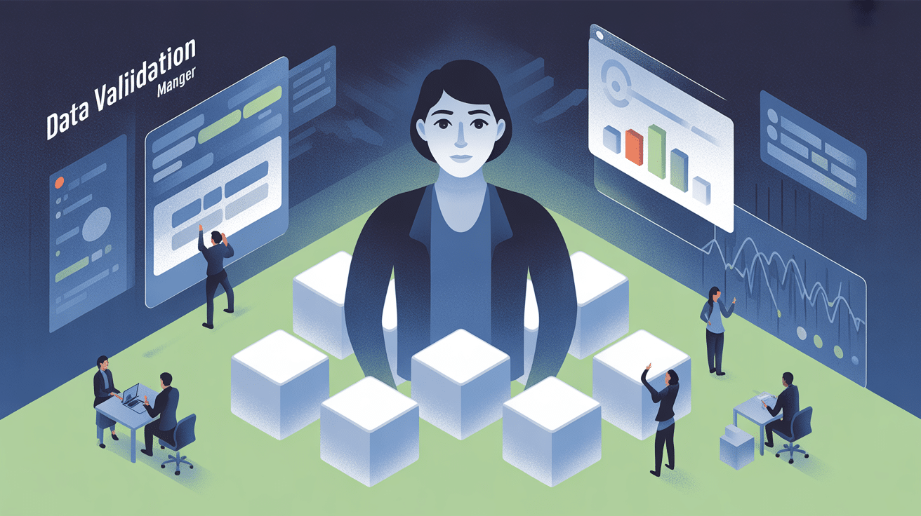 Illustration data validation manager garant qualité données entreprise