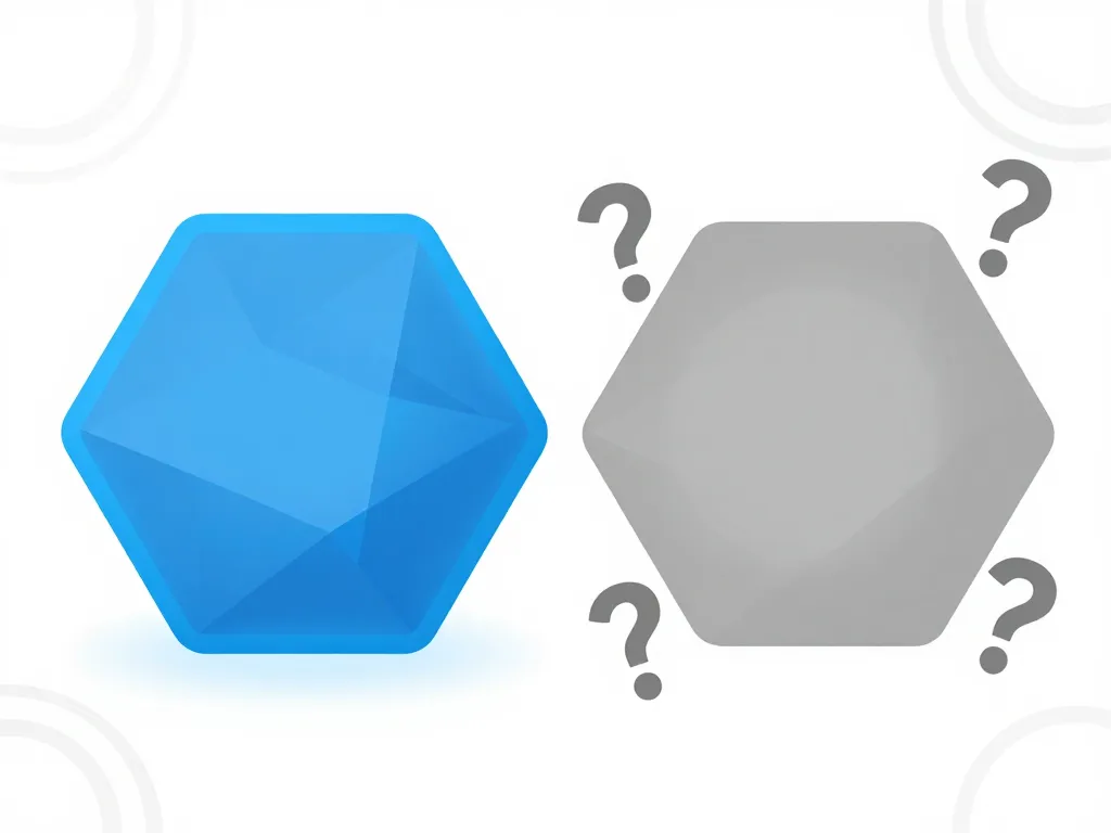 Exagone contre hexagone signification confusion