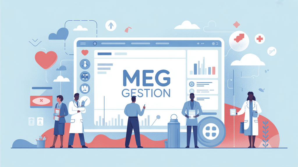 Illustration centrale meg gestion organisation médicale