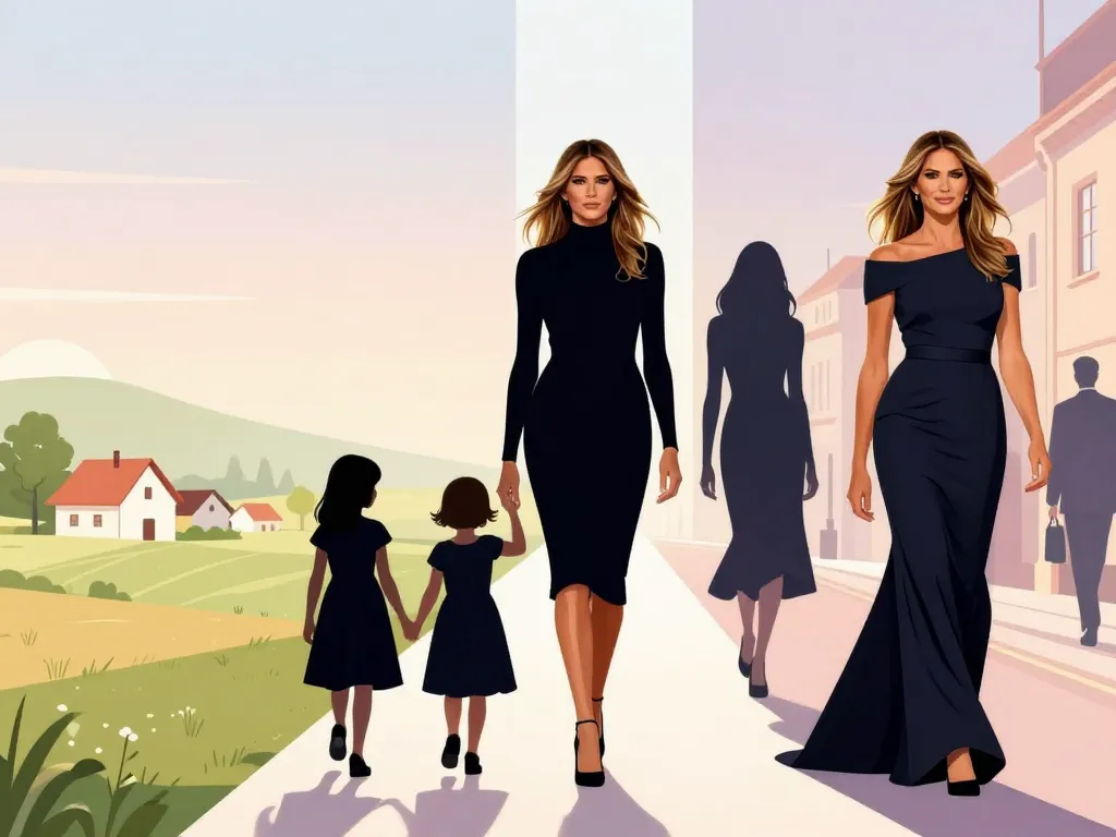 Visuel melania trump fortune parcours personnel