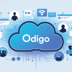 Odigo illustration centre de contact cloud