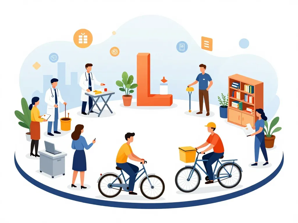 diversité metier en l illustration