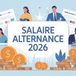 Illustration centrale salaire alternance 2025 en France