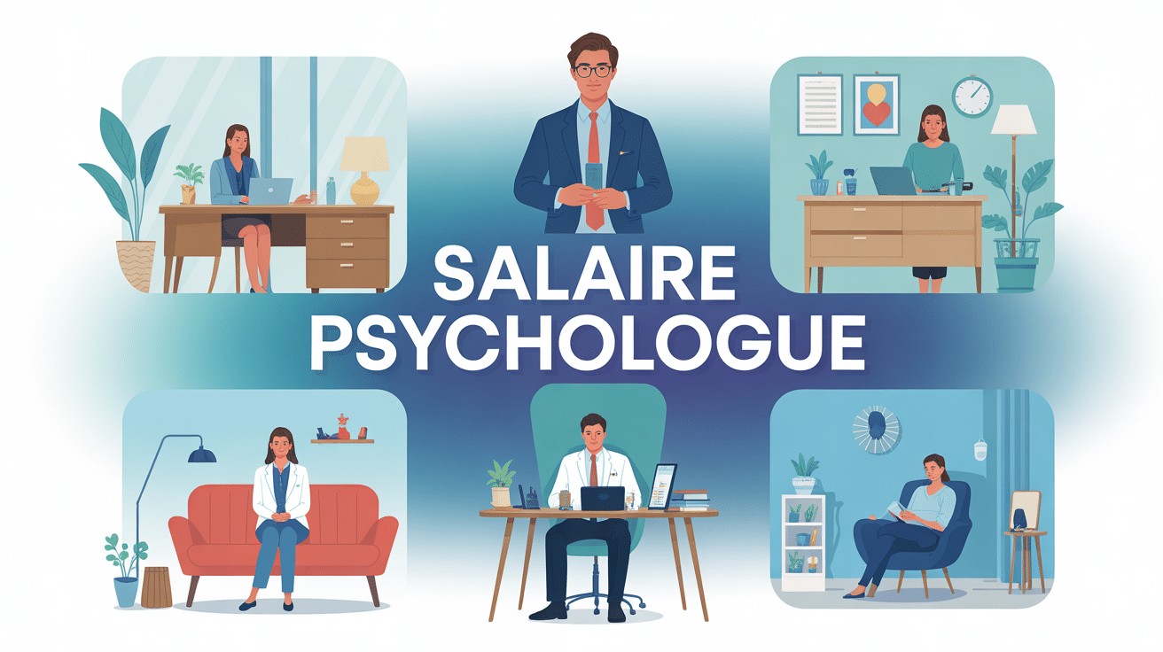 salaire psychologue en France, balance entre secteurs