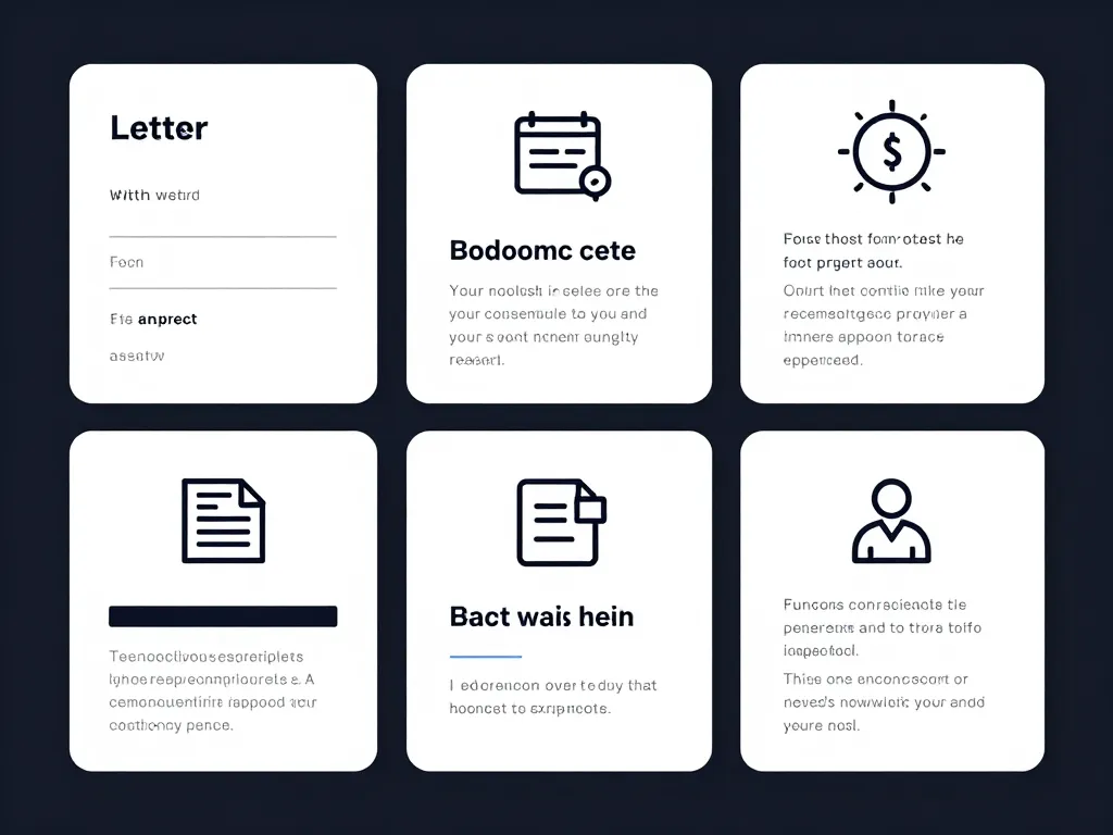 Lettre de motivation simple et courte diagramme étapes clés
