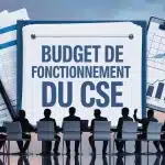 Illustration budget de fonctionnement du CSE avec réunion et documents financiers
