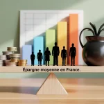 epargne moyenne en france balance pieces tirelire fourmi