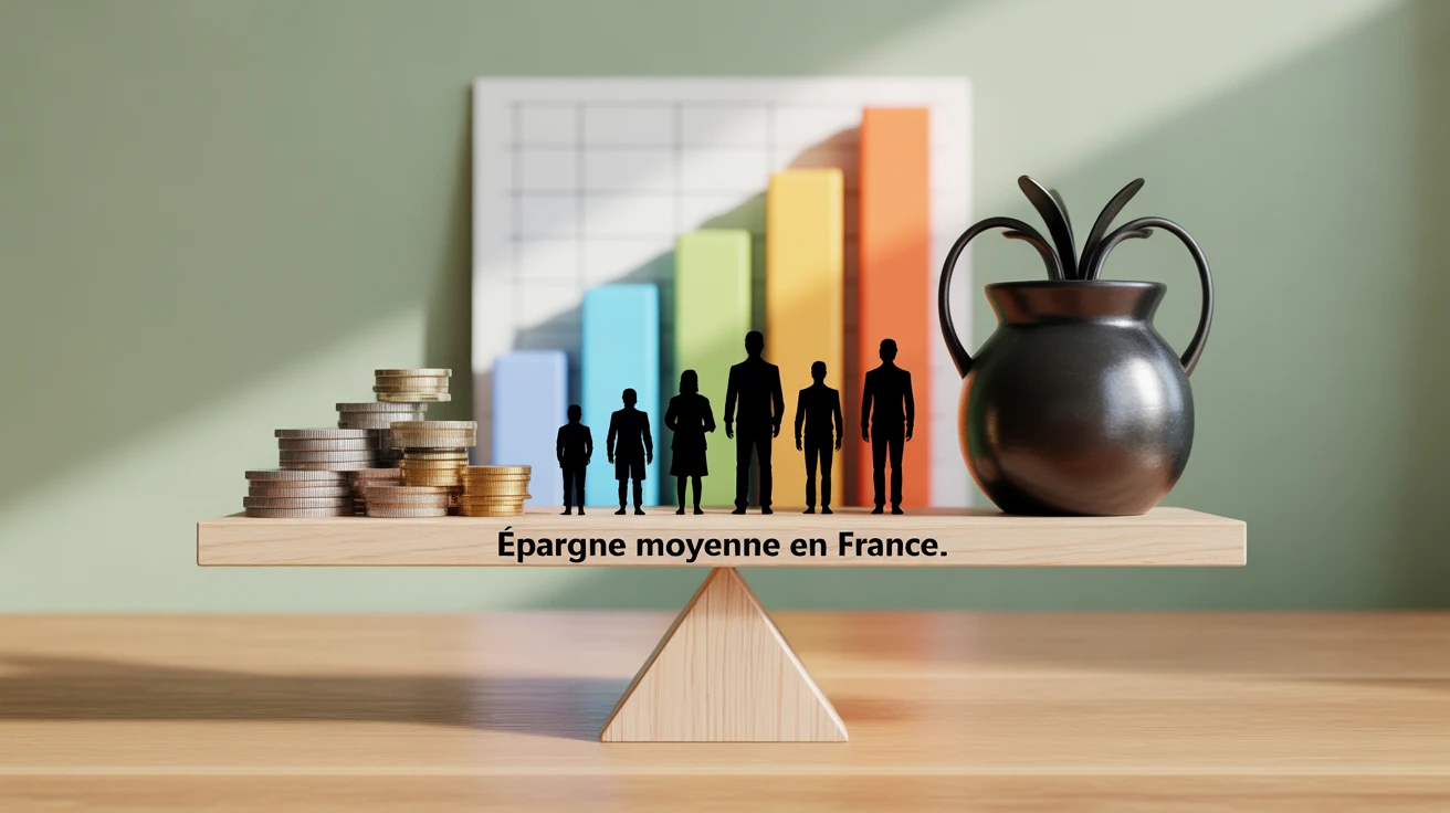 epargne moyenne en france balance pieces tirelire fourmi