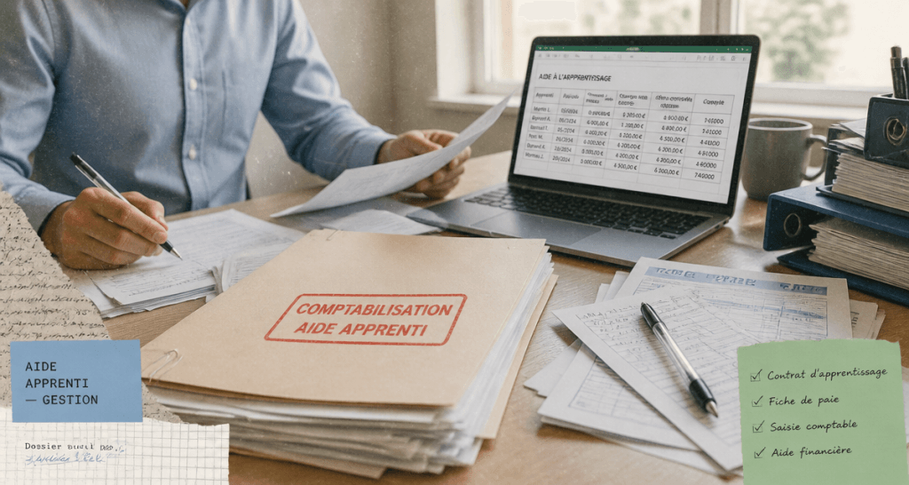 comptabilisation aide apprenti documents paie